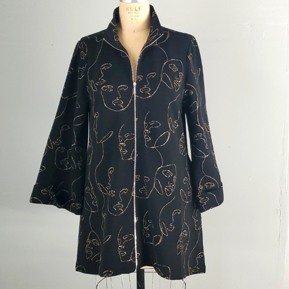 Shannon Passero Zip Front Jacket NWT